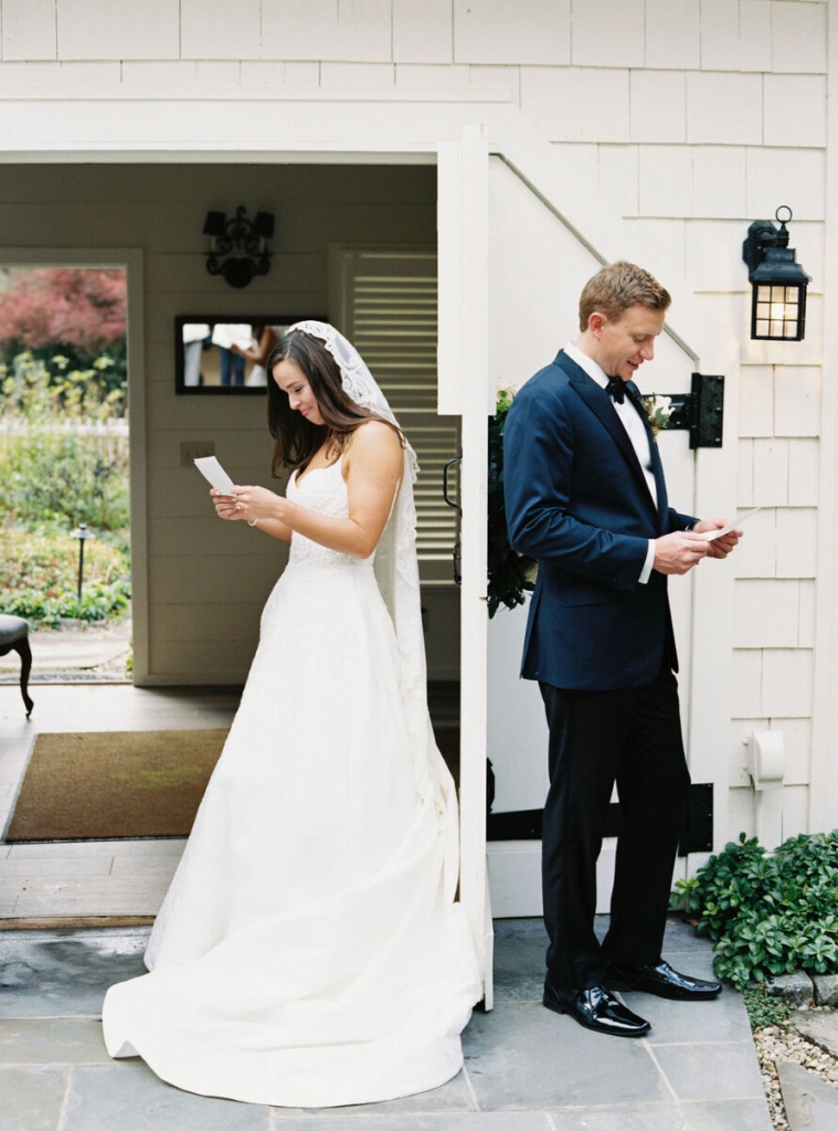 Mary Pinson featured on Carats and Cake: A Classic Wedding for Ashley and Patrick